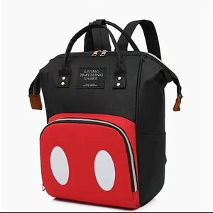 Black & Red Women's Backpack